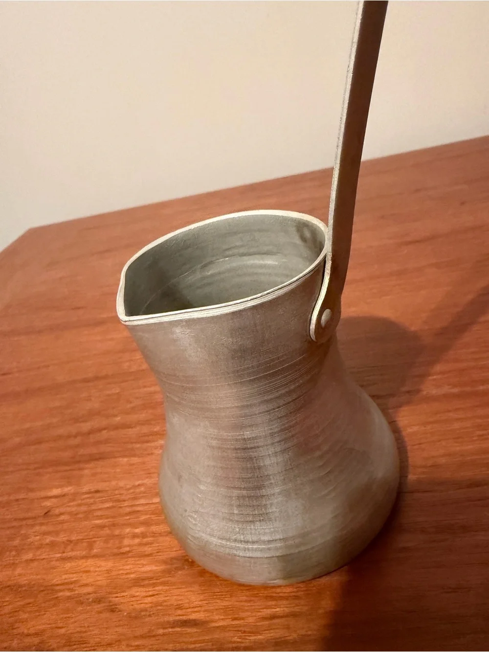 Vintage Soviet USSR Aluminum Turka Cezve Turkish Coffee Pot 300ml Pre-1979